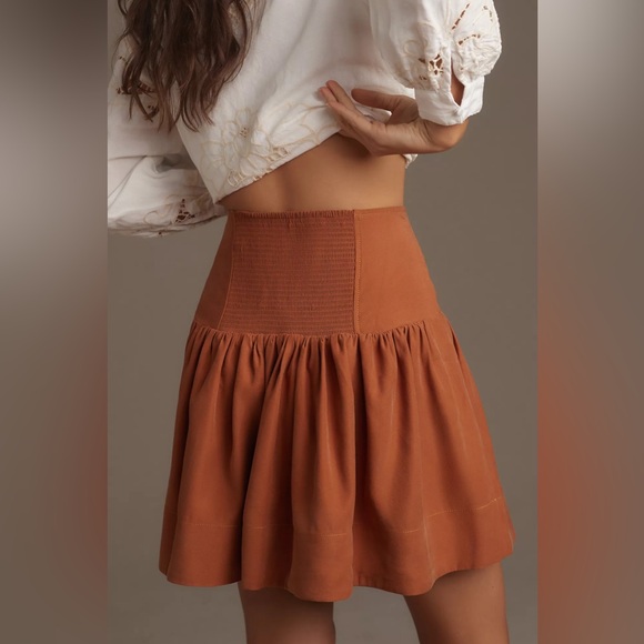 Anthropologie Maeve Drop-Waist Mini Skirt - Picture 8 of 12